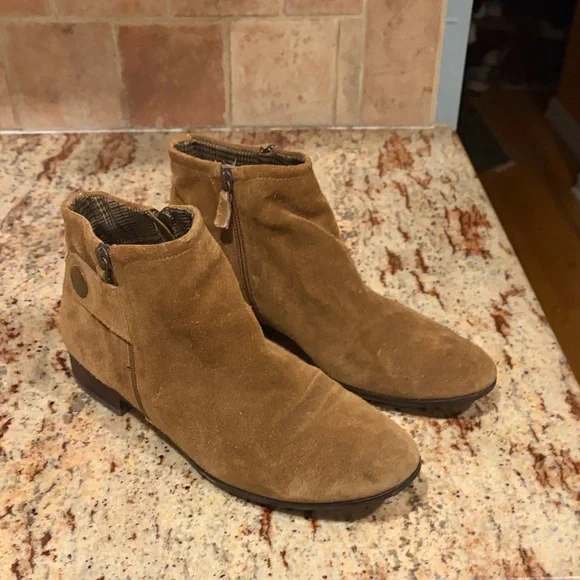 Franco Sarto Ankle Suede Boots - Picture 1 of 12